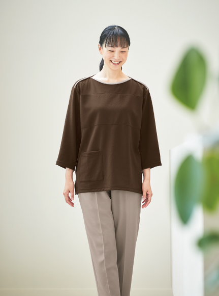 CR838 検診用シャツ｜検診用ウエア｜ナースウエア・看護服・白衣