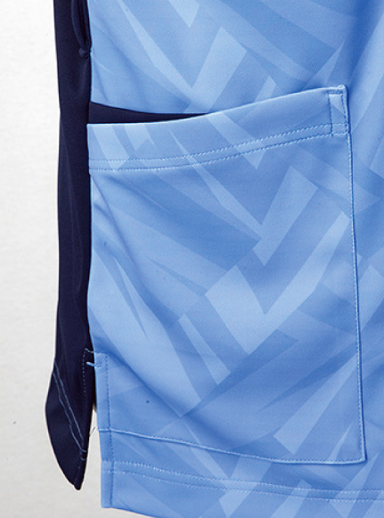 CY856 前開きスクラブ｜YONEX×KIRAKU｜ナースウエア・看護服